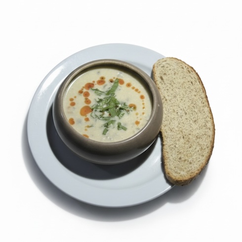 Acı yağlı kremalı mantar çorbası