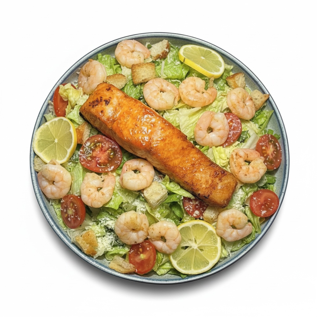 KARİDESLİ SOMONLU SALATA 